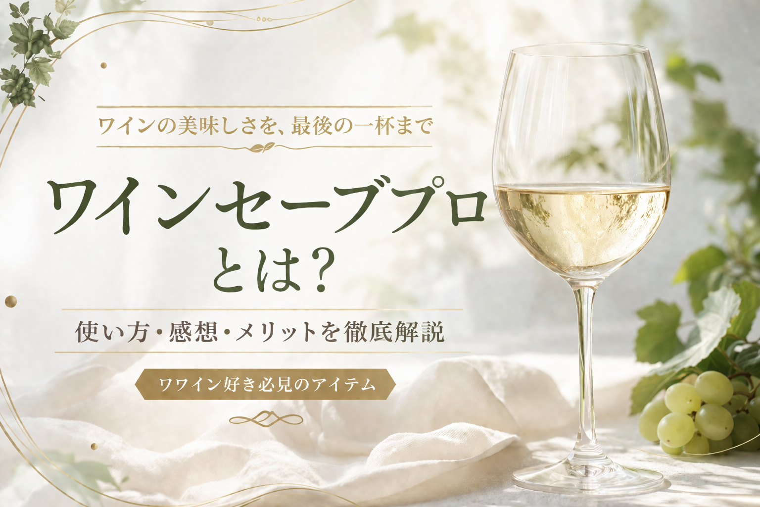 アルゴンワインセーブプロ（winesave pro）